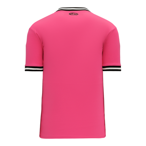 Athletic Knit V-Neck Baseball Jersey with Knitted Trim (BA1333)